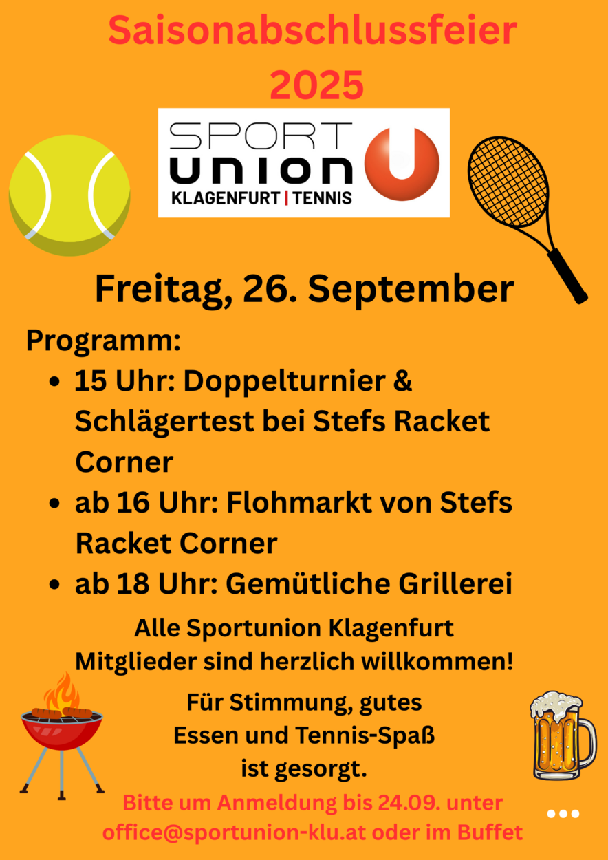 Saisonabschlussfeier!
